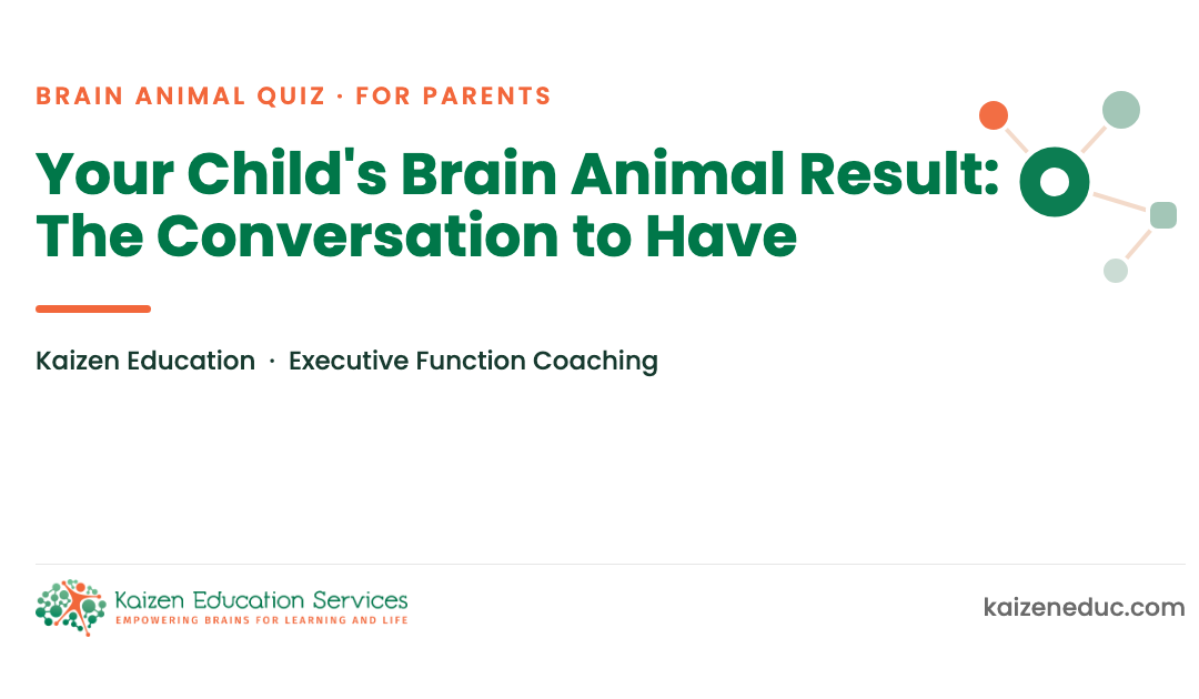 Your Child’s Brain Animal Result: The Conversation to Have