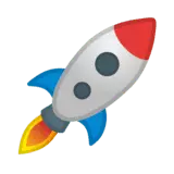 Rocket ship emoji