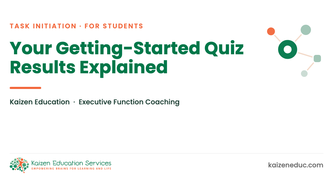 Your Getting-Started Quiz Results Explained