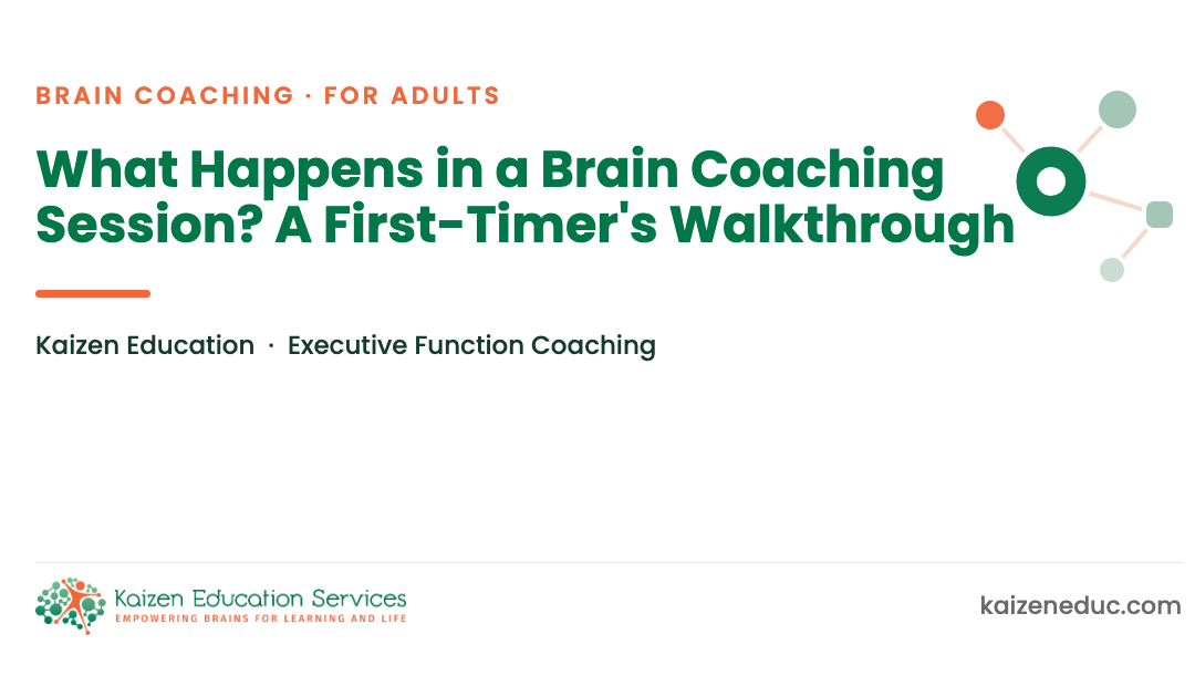 What Happens in a Brain Coaching Session? A First-Timer’s Walkthrough